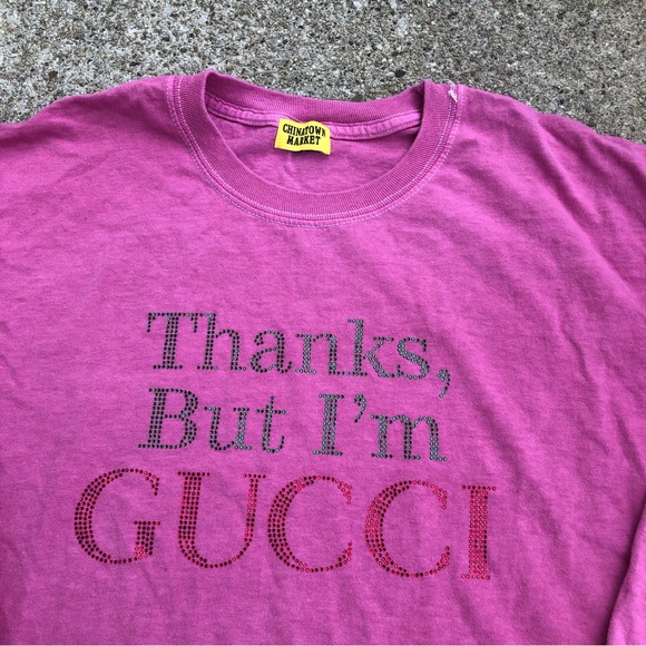 Chinatown Market “Thanks, But I’m Gucci” L/S tee - Picture 2 of 2